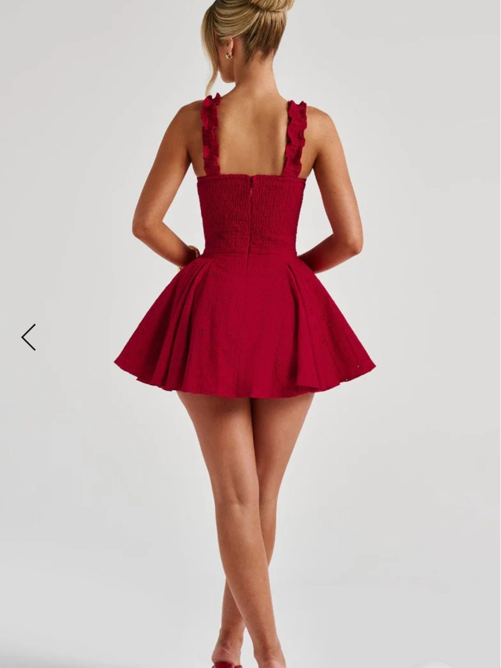 BabyBoo Eva Playsuit Red - Picture 4 of 5